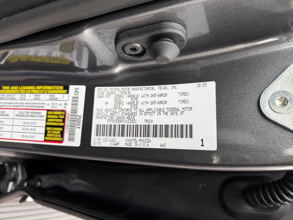 New 2026 Toyota Tundra Platinum image 29