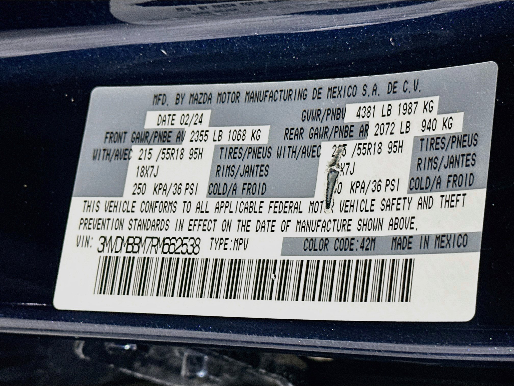 Used 2024 MAZDA CX-30 AWD 2.5 S w/ Select Sport Pkg image 12