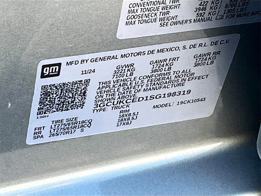 Used 2025 Chevrolet Silverado 1500 Custom Trail Boss image 31