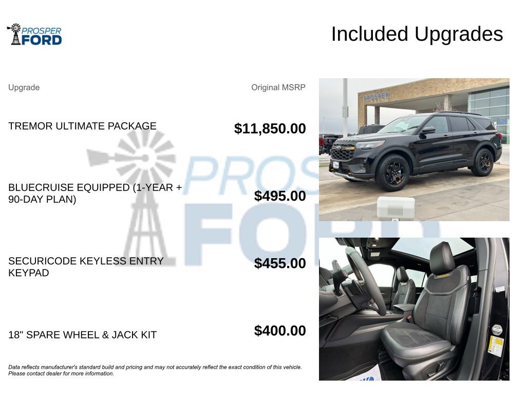 New 2026 Ford Explorer Tremor w/ Tremor Ultimate Package image 39