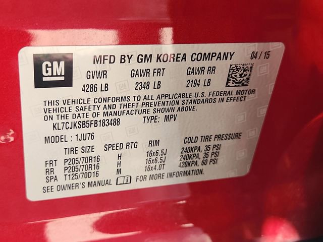 Used 2015 Chevrolet Trax LS FWD image 30