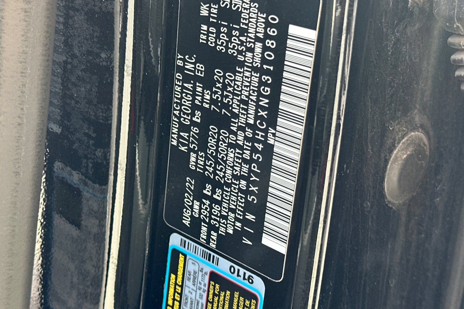 Certified 2022 Kia Telluride SX FWD image 35