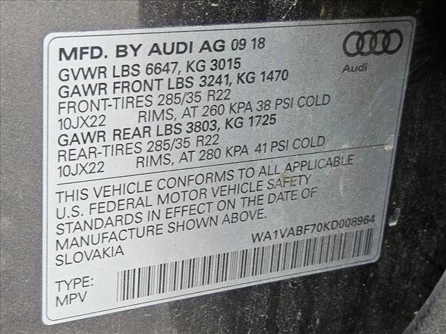 Used 2019 Audi Q7 3.0T Prestige w/ Prestige Package image 30