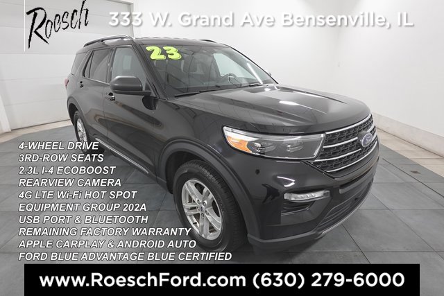 Certified 2023 Ford Explorer XLT w/ Equipment Group 202A