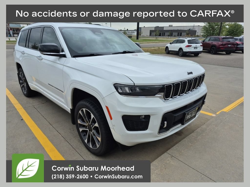 Used 2021 Jeep Grand Cherokee L Overland w/ Advanced Protech Group III AWD/4WD image 1