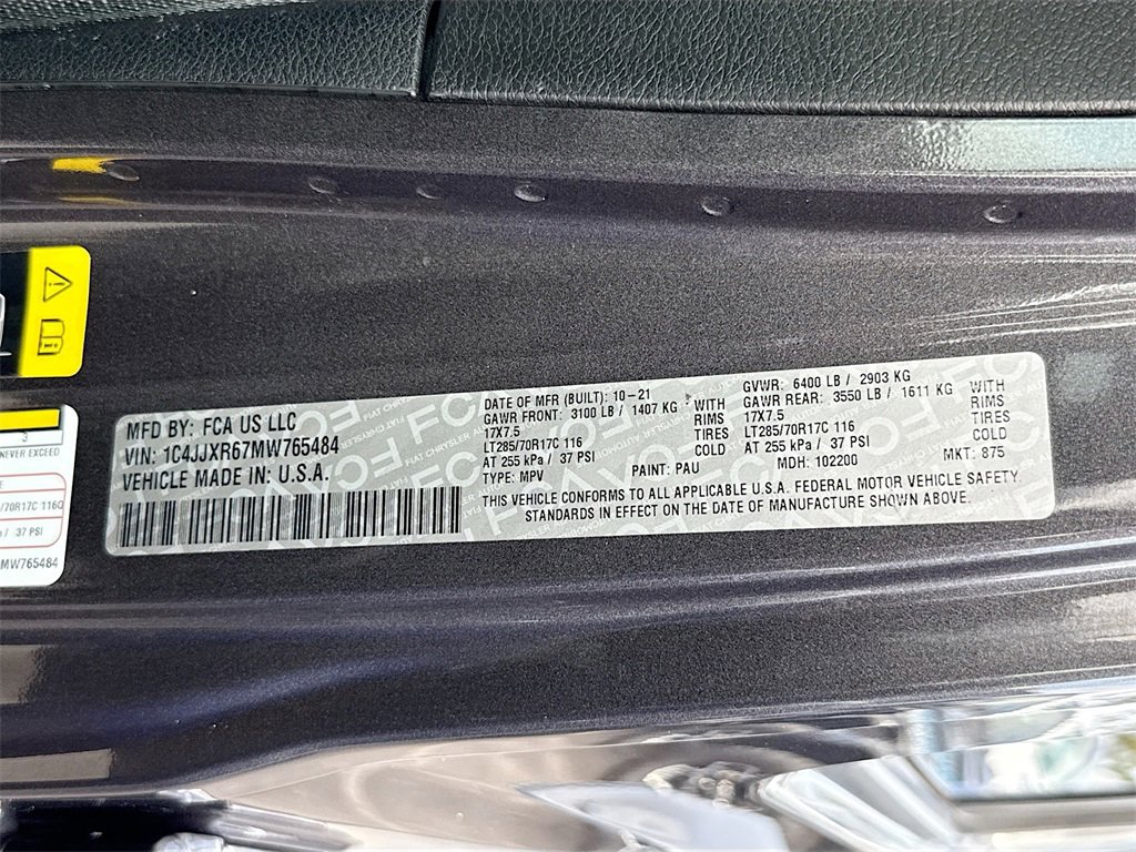 Used 2021 Jeep Wrangler Unlimited Rubicon 4xe w/ Cold Weather Group image 36