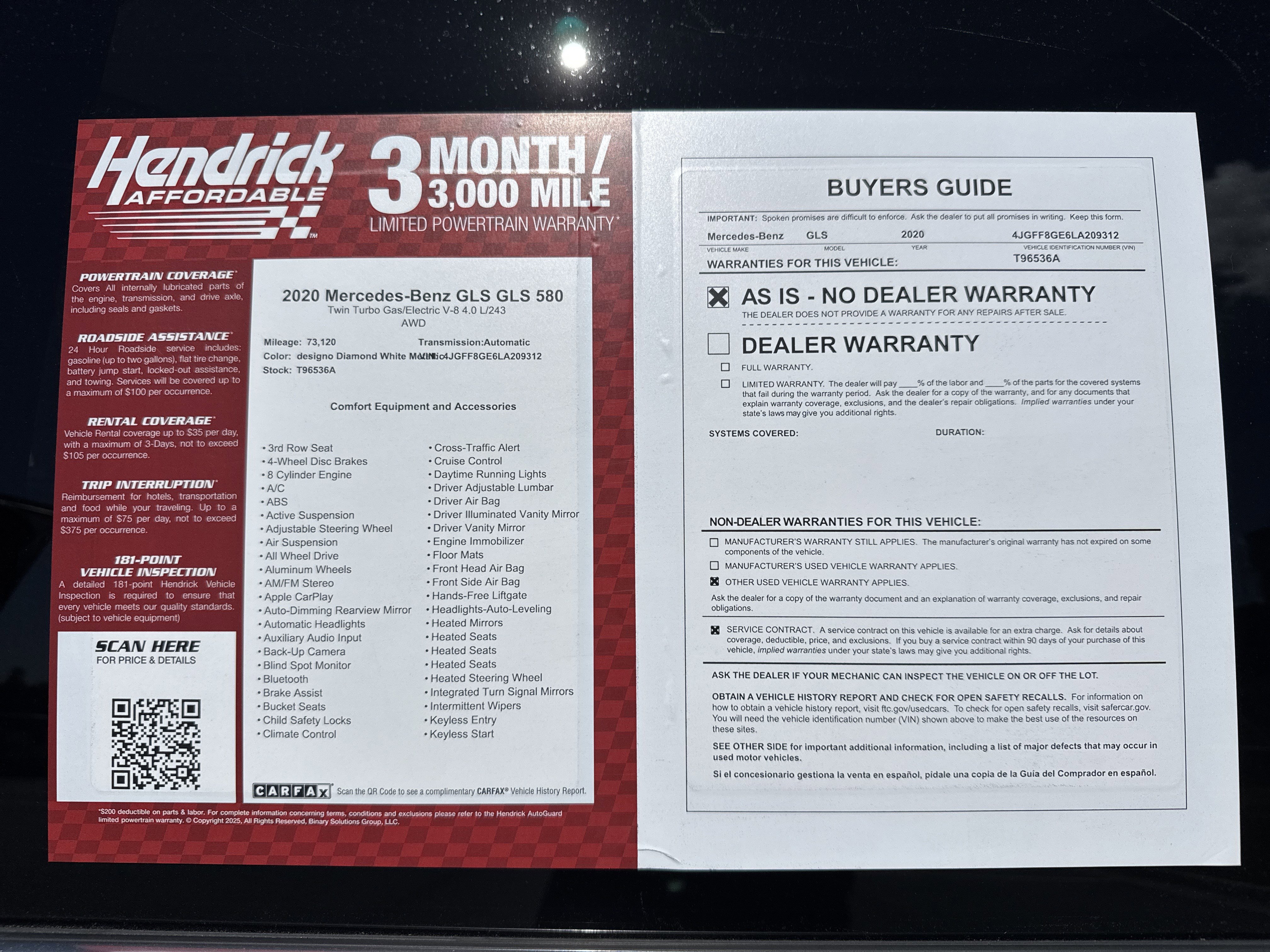 Used 2020 Mercedes-Benz GLS 580 GLS 580 image 37