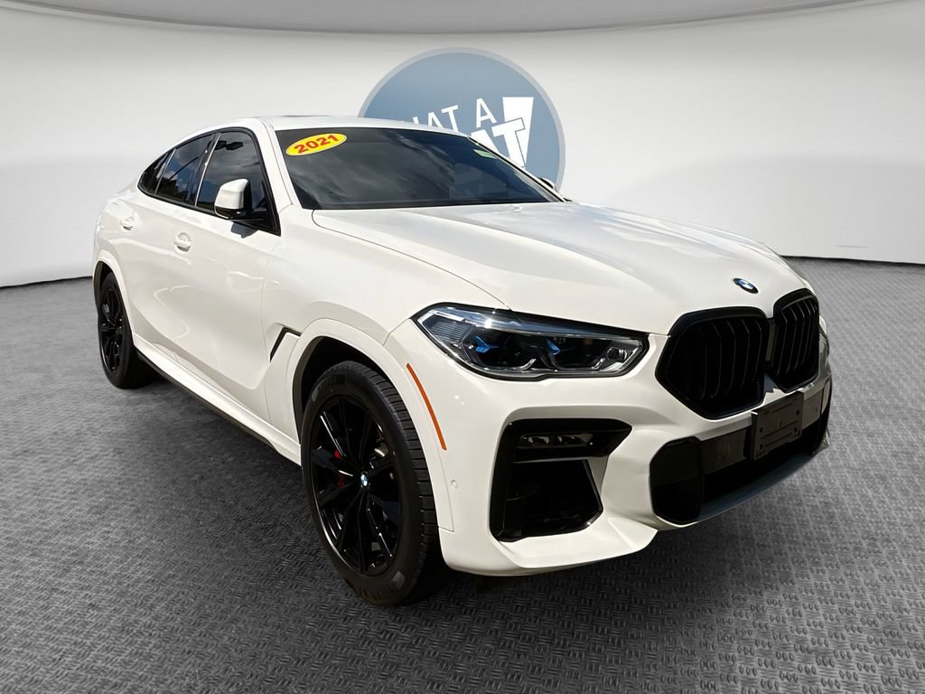 Used 2021 BMW X6 M50i w/ Executive Package AWD/4WD image 1