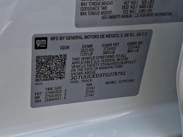 New 2026 GMC Sierra 1500 Elevation w/ Elevation Premium Package AWD/4WD image 17