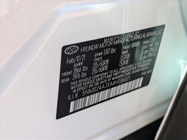 Used 2021 Hyundai Santa Fe SEL w/ Cargo Package image 21