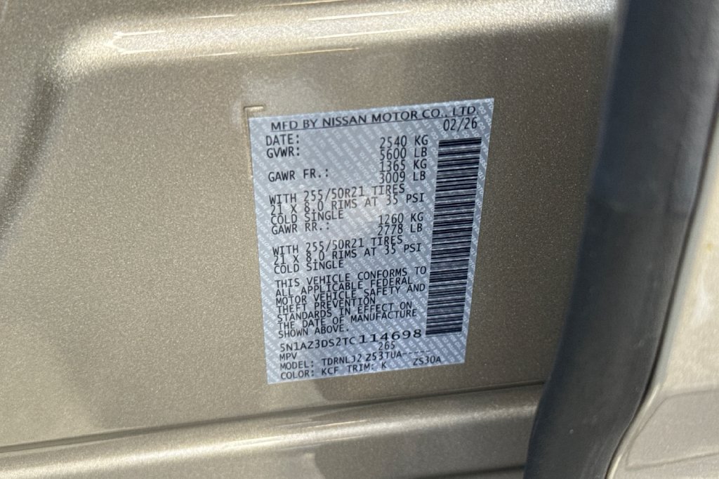Used 2026 Nissan Murano Platinum w/ Cargo Package AWD/4WD image 28