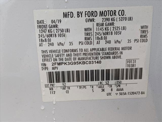 Used 2019 Ford Edge SE w/ SE Fleet Driver's Package FWD image 15