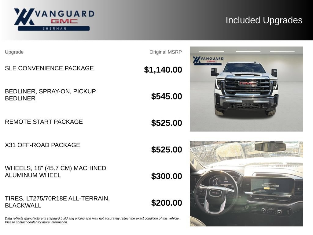 Used 2024 GMC Sierra 2500 SLE w/ SLE Convenience Package AWD/4WD image 9