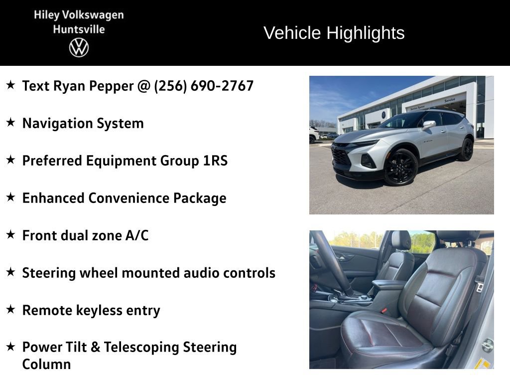 Used 2021 Chevrolet Blazer RS w/ Enhanced Convenience Package image 6