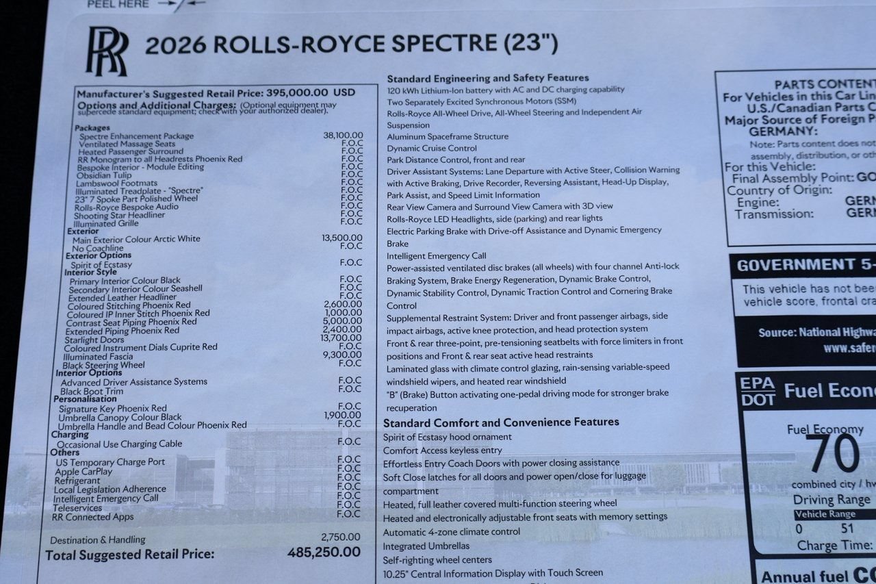 New 2026 Rolls-Royce Spectre AWD/4WD image 19