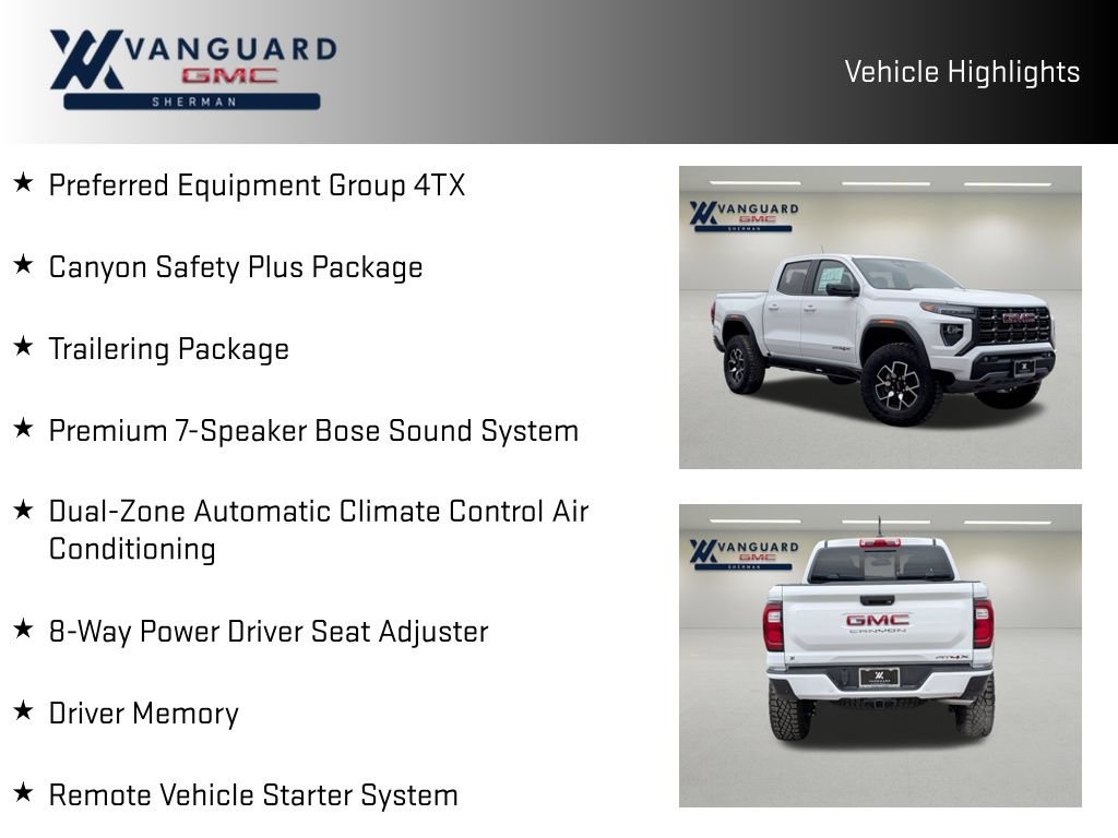 New 2026 GMC Canyon AT4X AWD/4WD image 10