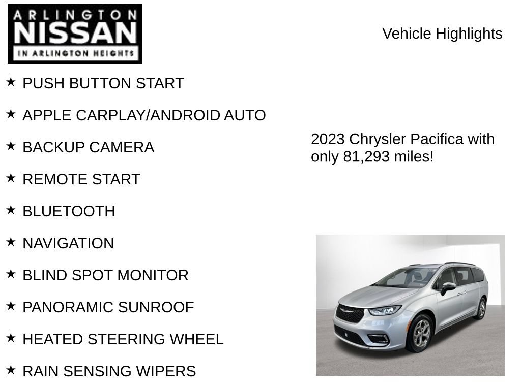 Used 2023 Chrysler Pacifica Limited FWD image 7