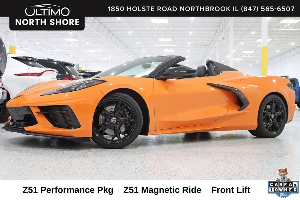 Used 2022 Chevrolet Corvette Stingray Premium Conv w/ Z51 Performance Package RWD image 1