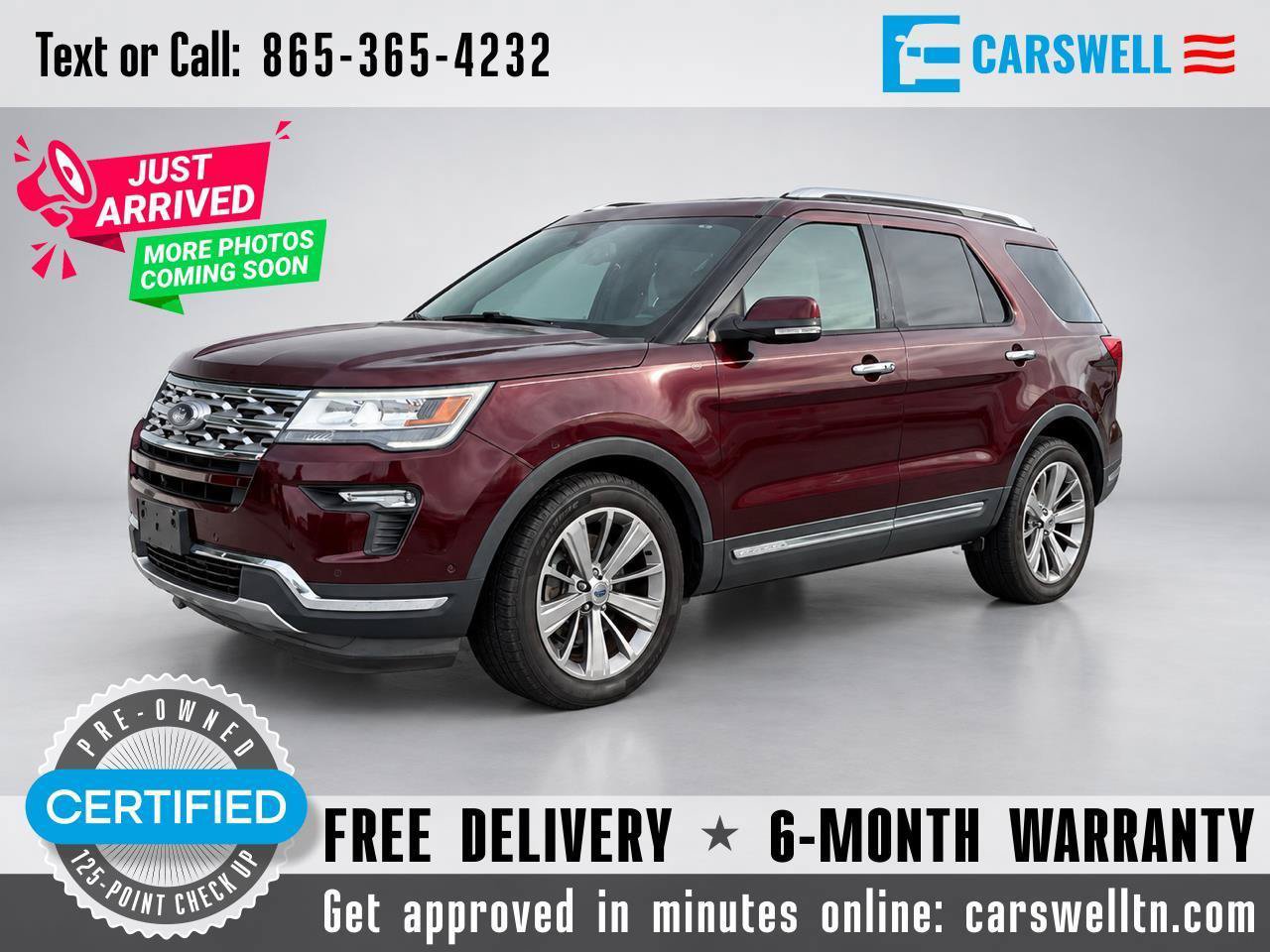 Used 2018 Ford Explorer Limited w/ Equipment Group 301A AWD/4WD image 1