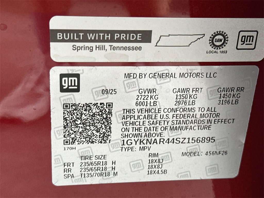 New 2025 Cadillac XT5 Luxury image 38