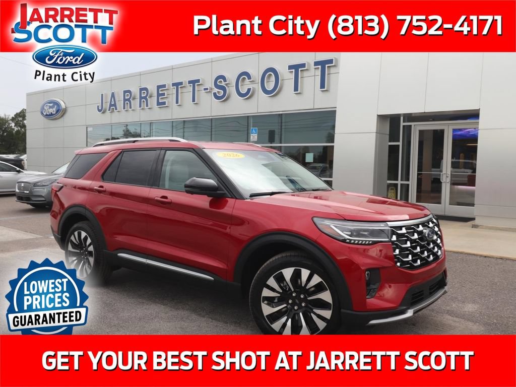 New 2026 Ford Explorer Platinum w/ LUX Leather Package