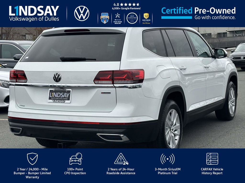 Used 2021 Volkswagen Atlas S image 7