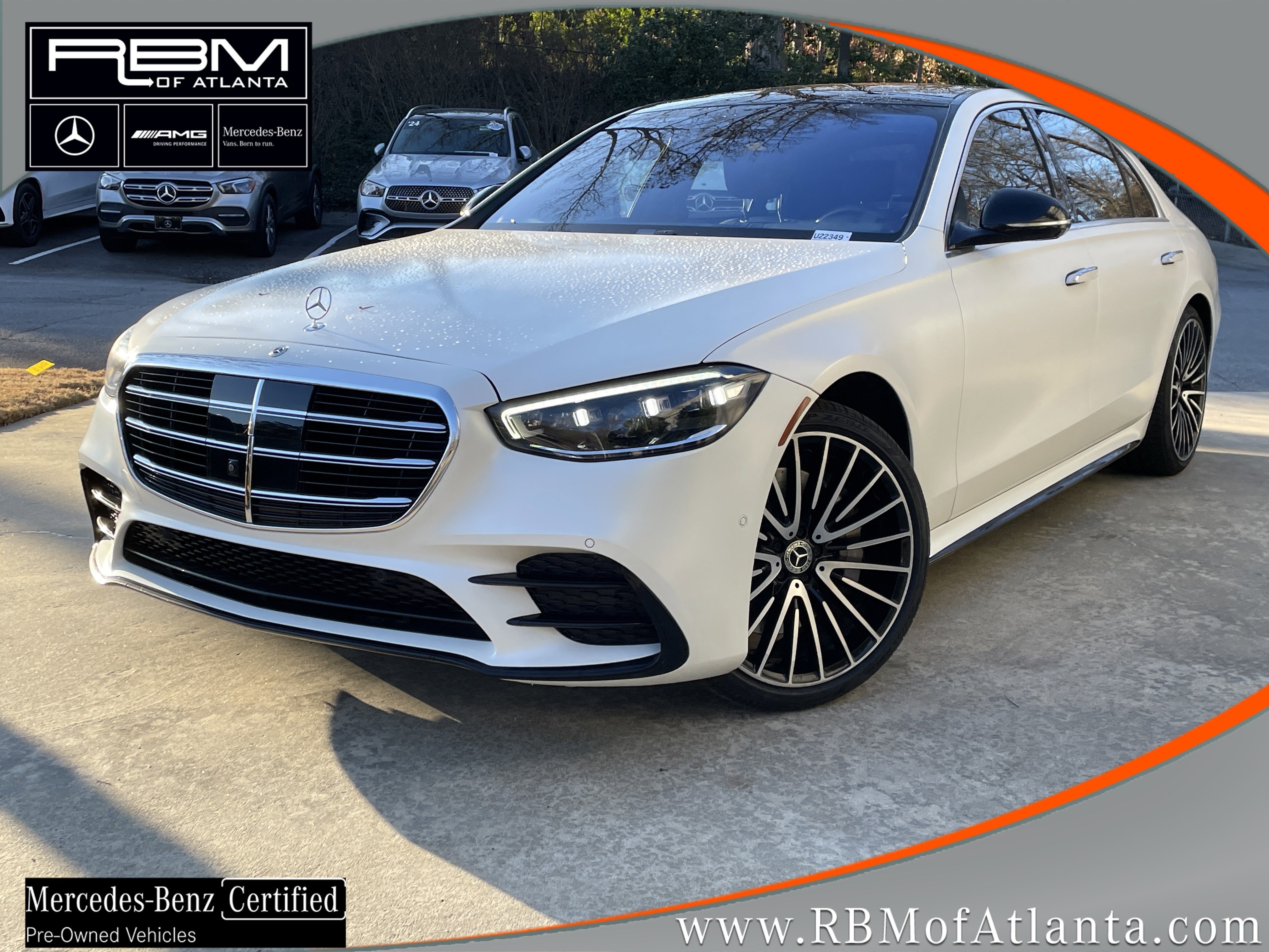 Certified 2022 Mercedes-Benz S 500 4MATIC w/ AMG Line Package image 1