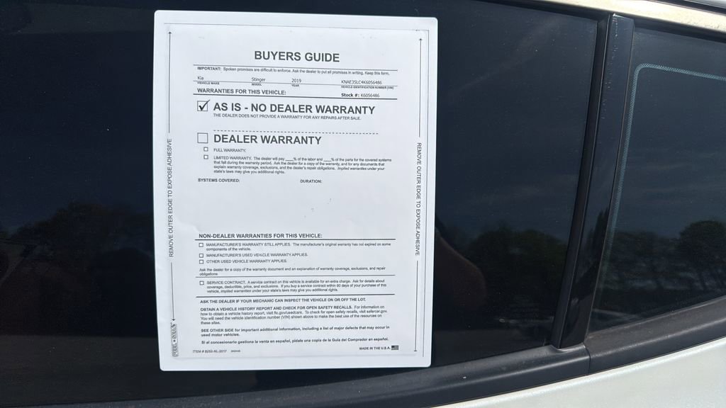 Used 2019 Kia Stinger GT image 14