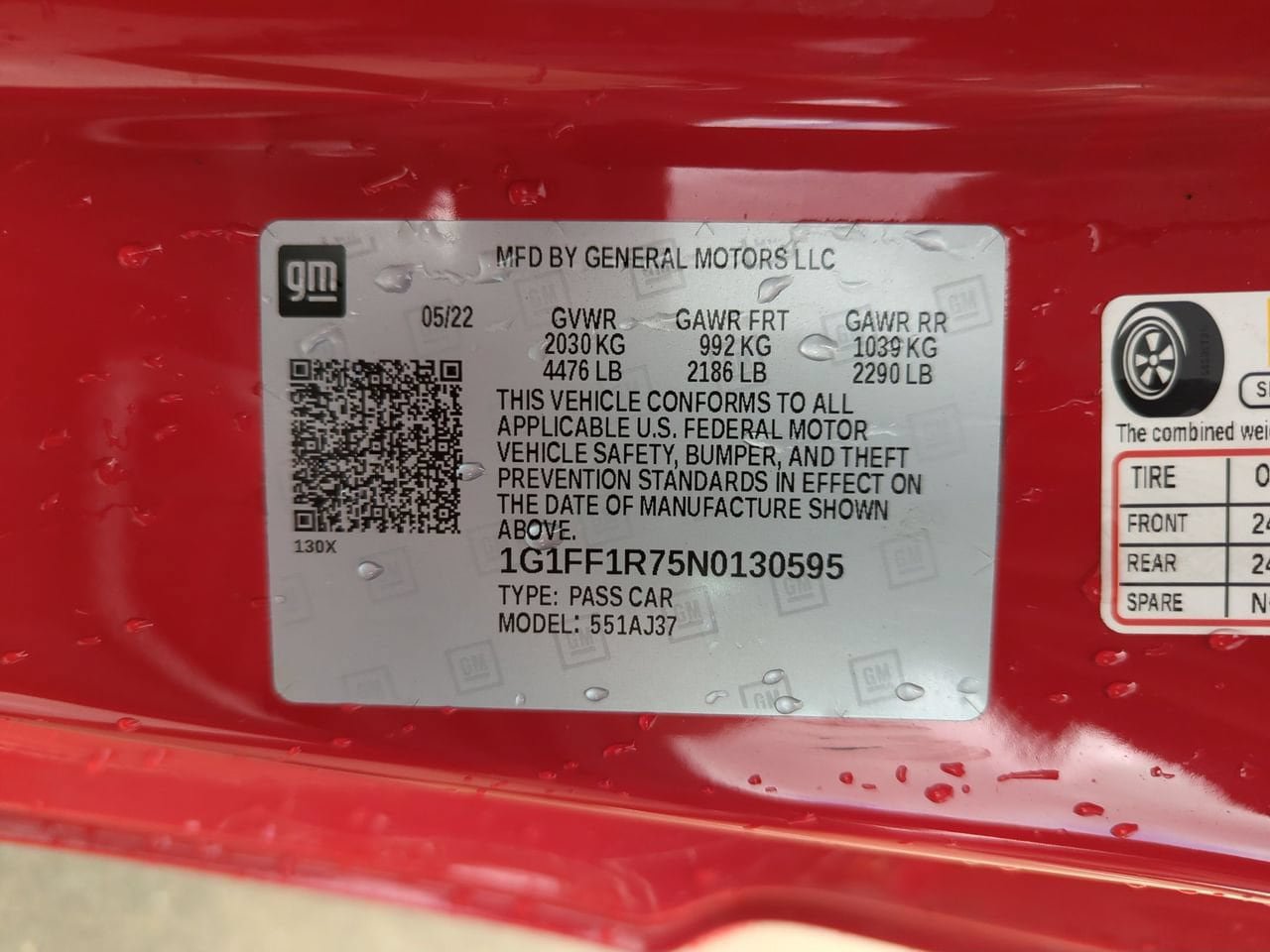 Used 2022 Chevrolet Camaro LT w/ RS Package RWD image 28