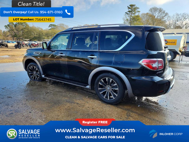 Used 2017 Nissan Armada Platinum w/ Captain Seat Package RWD image 3