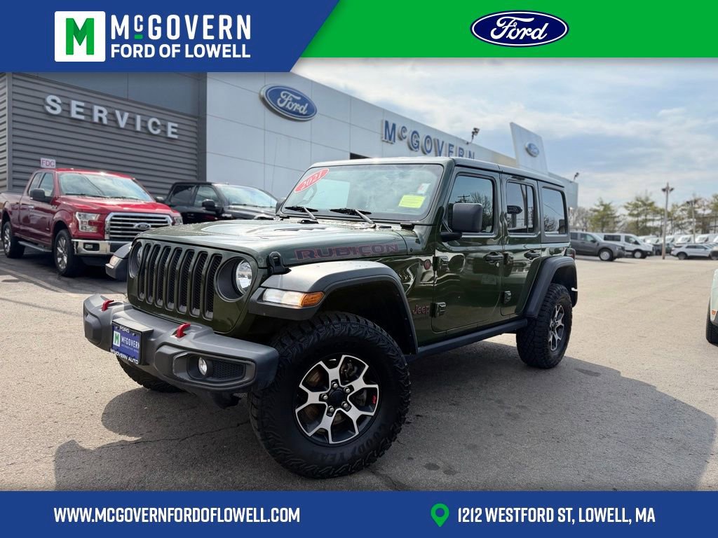 Used 2021 Jeep Wrangler Unlimited Rubicon w/ Cold Weather Group image 1