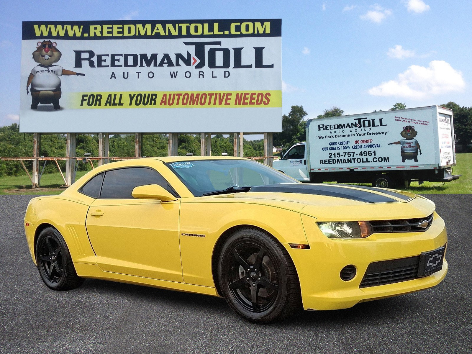 Used 2015 Chevrolet Camaro LS w/ Black Rally Stripe Package