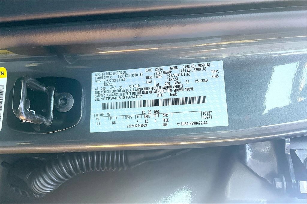 New 2025 Ford F150 Tremor w/ Equipment Group 402A High image 13