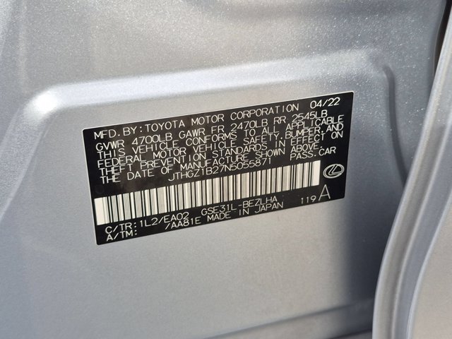 Used 2022 Lexus IS 350 F Sport w/ Accessory Package RWD image 36