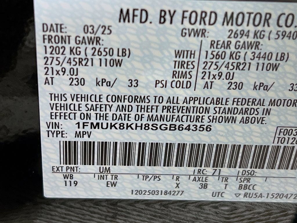 Used 2025 Ford Explorer ST-Line w/ ST-Line Street Pack AWD/4WD image 29