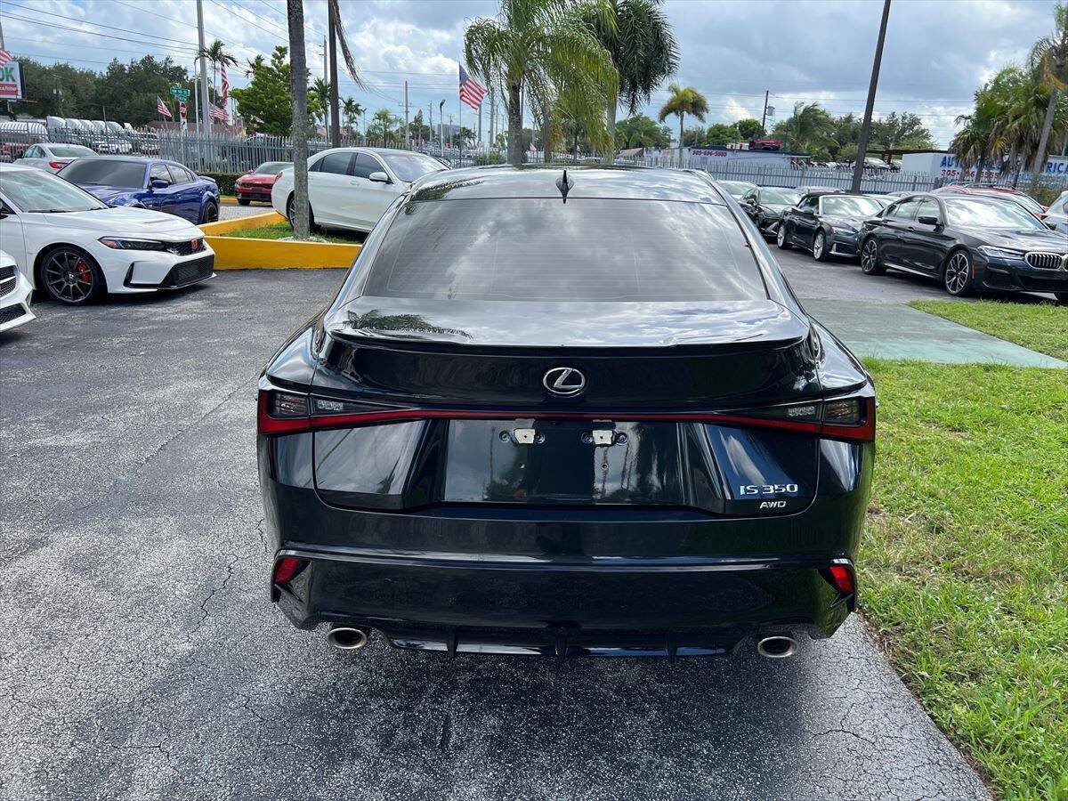 Used 2022 Lexus IS 350 F Sport w/ Accessory Package AWD/4WD image 6