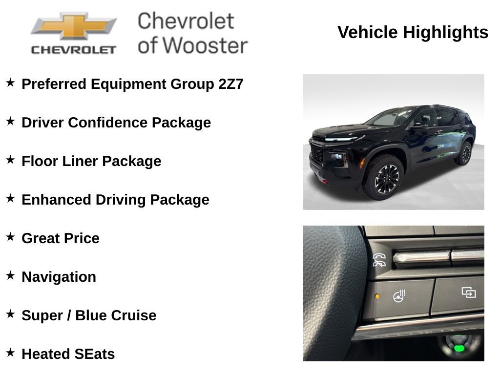 New 2026 Chevrolet Traverse Z71 w/ Enhanced Driving Package AWD/4WD image 2
