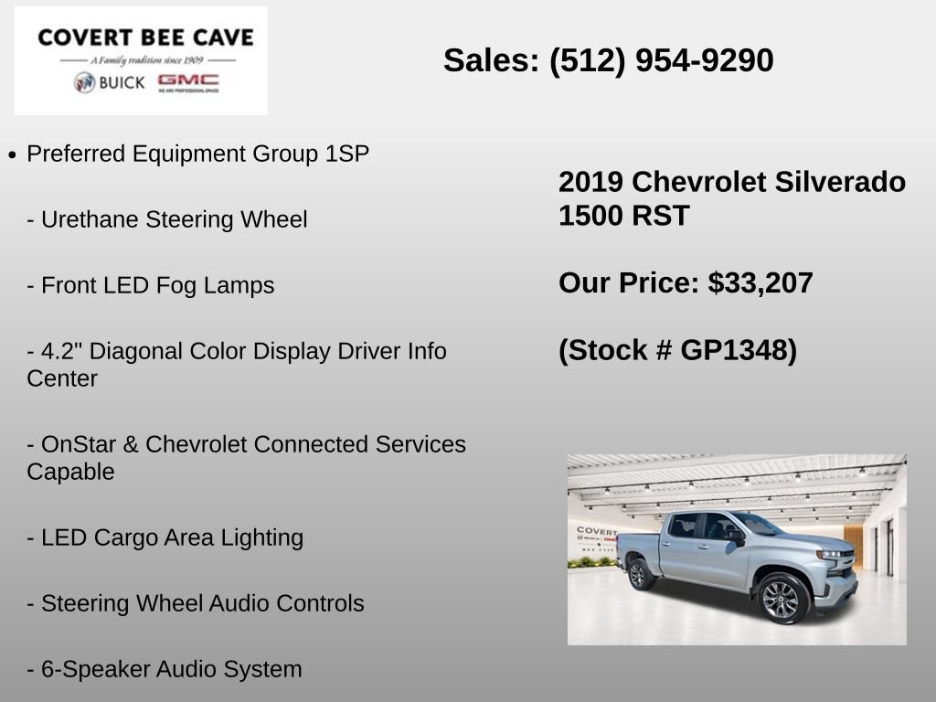 Used 2019 Chevrolet Silverado 1500 RST w/ All-Star Edition RWD image 25