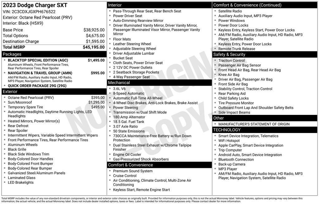 Certified 2023 Dodge Charger SXT w/ Blacktop Special Edition image 40
