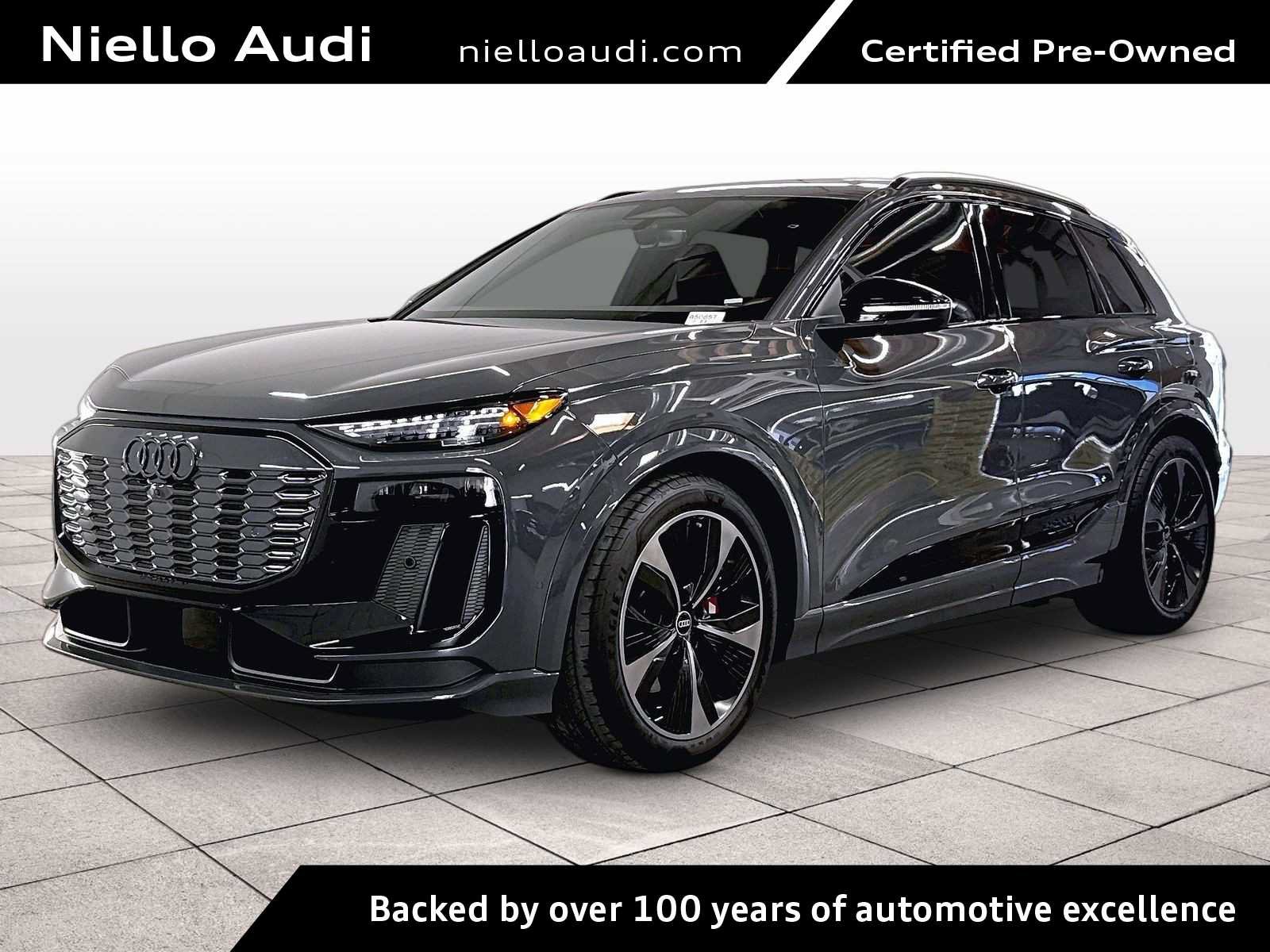 Certified 2025 Audi SQ6 e-tron Prestige w/ Black Edition One