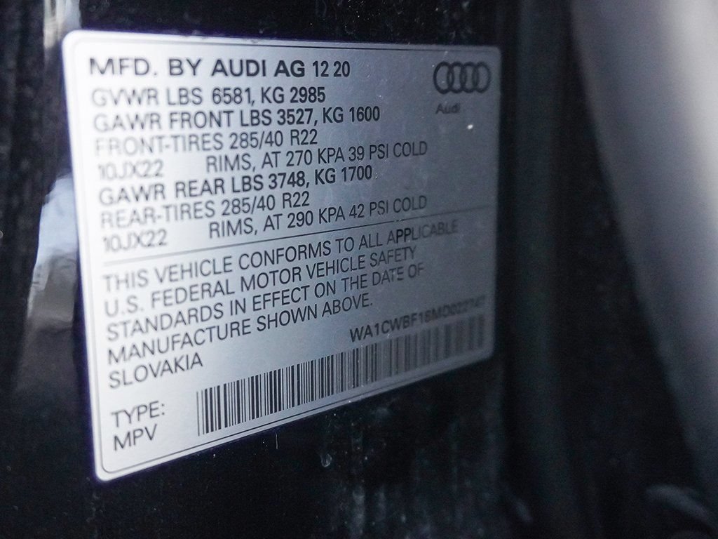 Used 2021 Audi SQ8 Prestige w/ Prestige Package AWD/4WD image 71