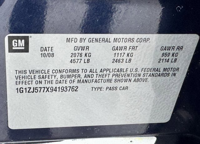 Used 2009 Chevrolet Malibu LT w/ HFV6 Engine Package image 21