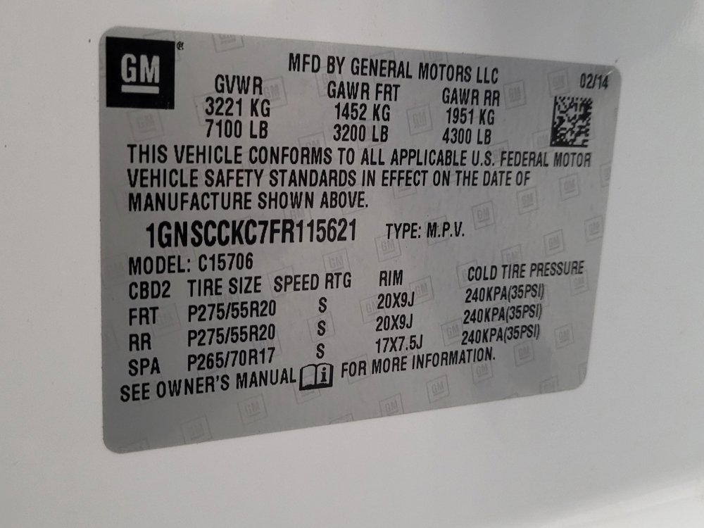 Used 2015 Chevrolet Tahoe LTZ w/ Max Trailering Package image 33