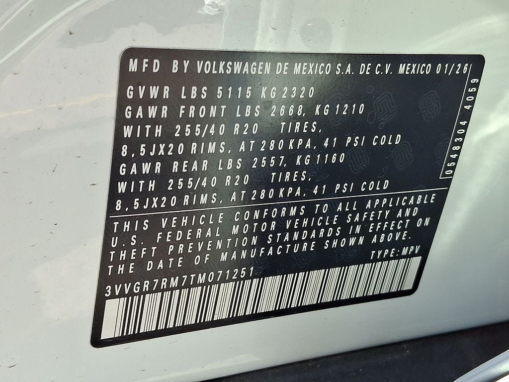 New 2026 Volkswagen Tiguan SE R-Line AWD/4WD image 18