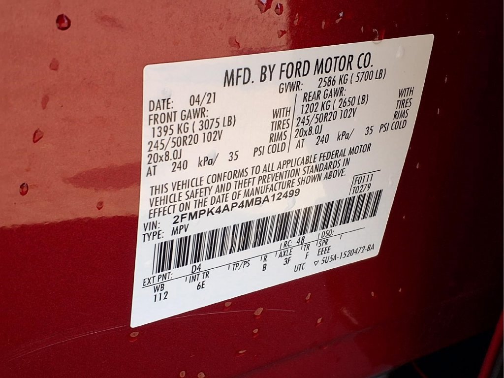 Used 2021 Ford Edge ST AWD/4WD image 22