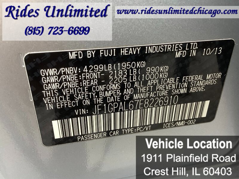 Used 2014 Subaru Impreza 2.0i Sport Premium image 20