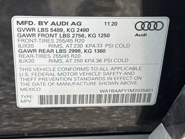 Used 2021 Audi Q5 2.0T Premium Plus w/ Premium Plus Package AWD/4WD image 26