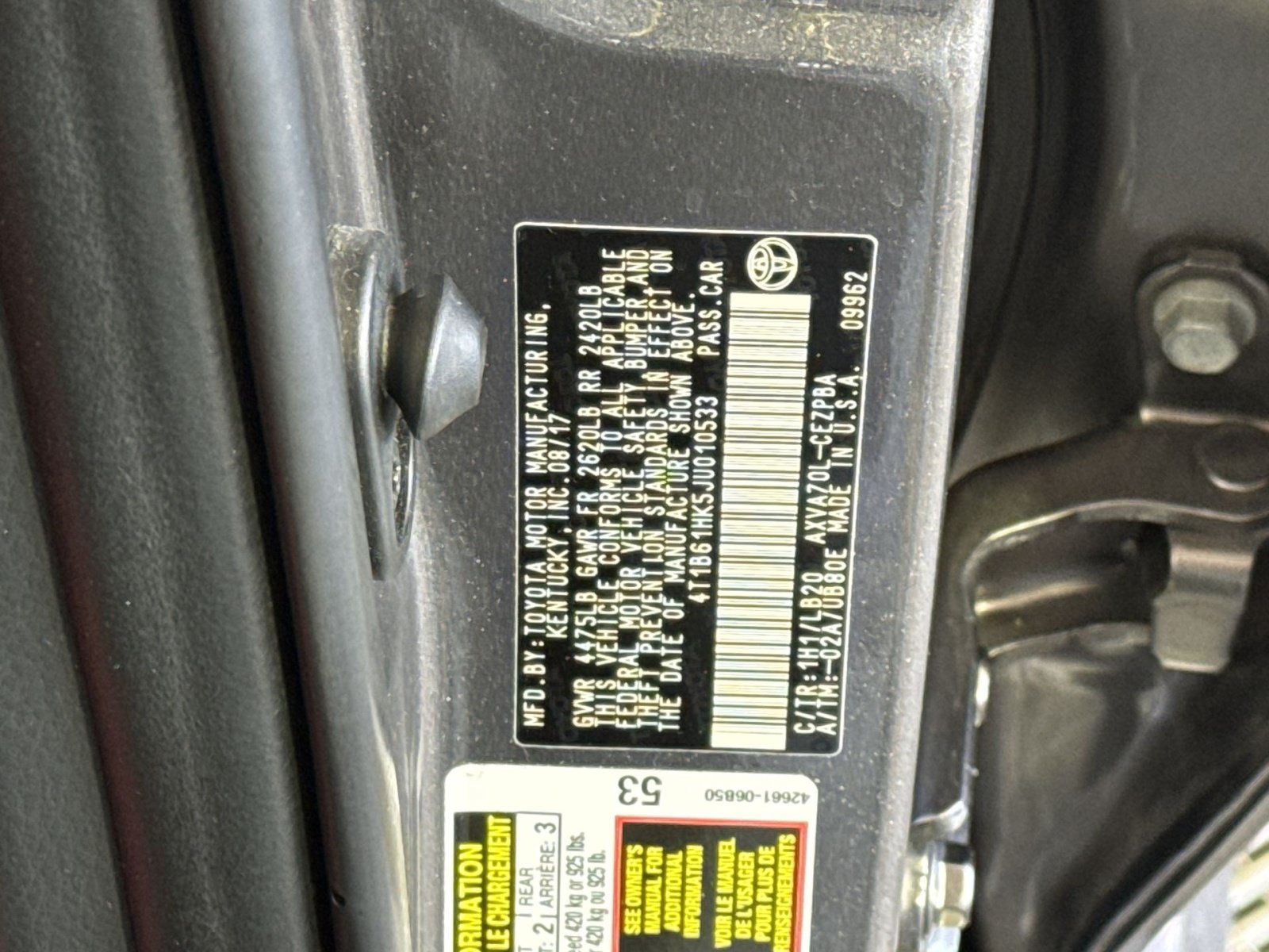 Used 2018 Toyota Camry XSE FWD image 27