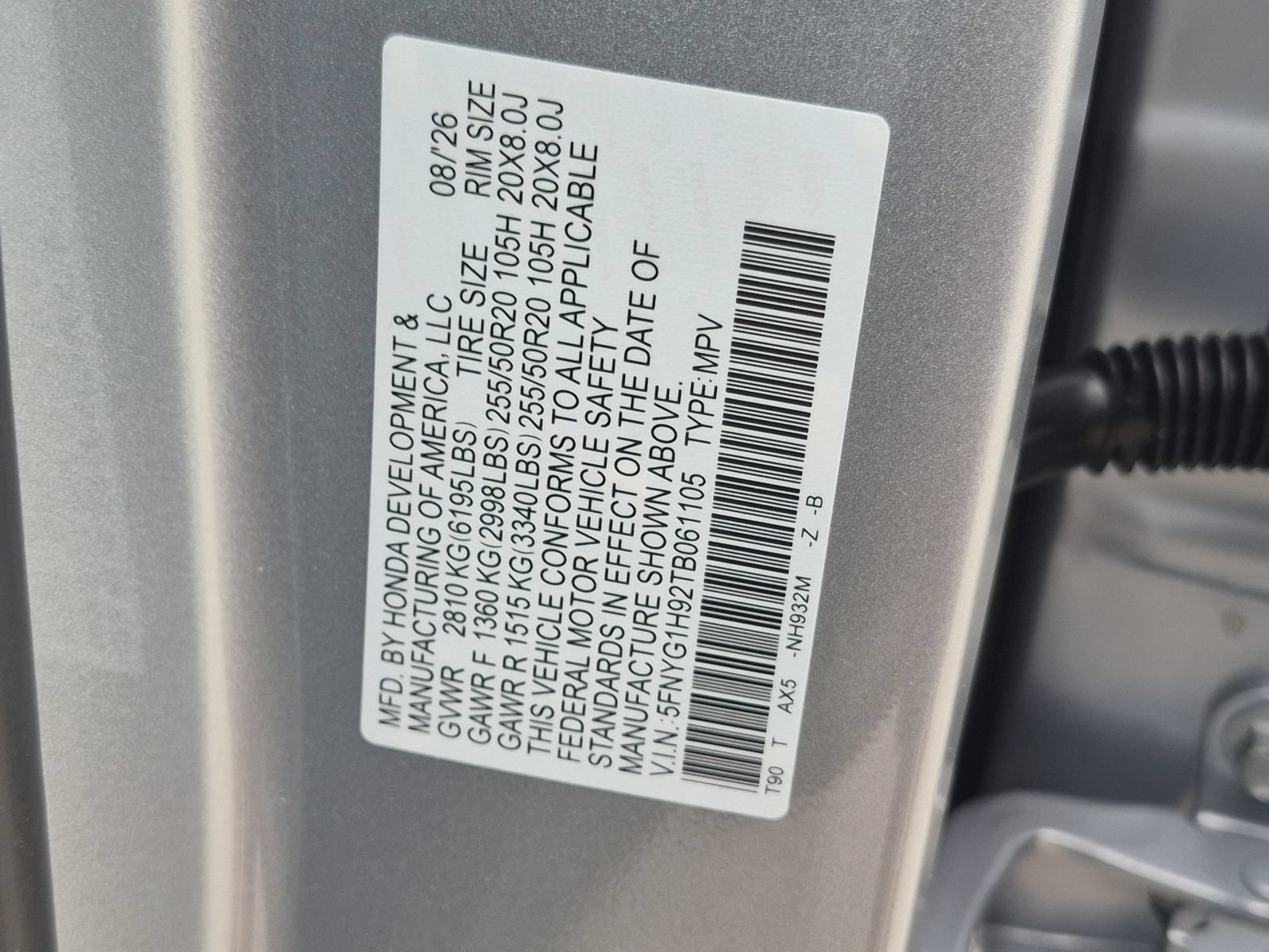 New 2026 Honda Pilot Black Edition image 25