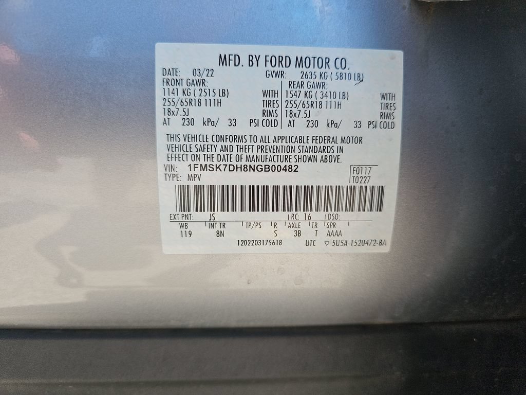 Used 2022 Ford Explorer XLT w/ Class IV Trailer Tow Package RWD image 34